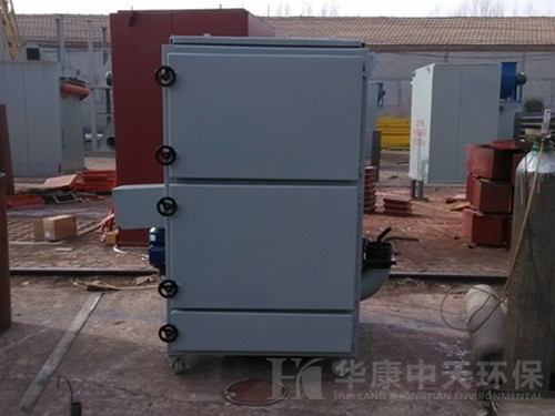 華康中天環保為北京生產的單機布袋除塵器